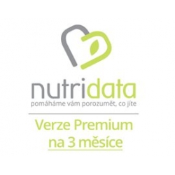 3 měsíční premiová verze WK na NutriData.cz
