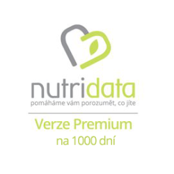 1000 dní premiové verze WK na NutriData.cz