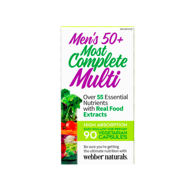 Webber Naturals Kompletní Multi pro muže 50+ EXTRA SILNÉ 90cps