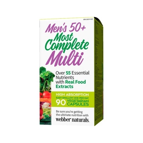 Webber Naturals Kompletní Multi pro muže 50+ 90cps