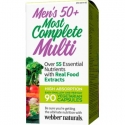 Webber Naturals Kompletní Multi pro muže 50+ EXTRA SILNÉ 90cps