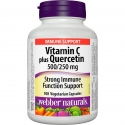 Webber Naturals Vitamin C + Quercetin 500/250 mg 100 kapslí