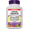 Webber Naturals Calcium + vit. D3 650mg/ 400IU FORTE 100tbl