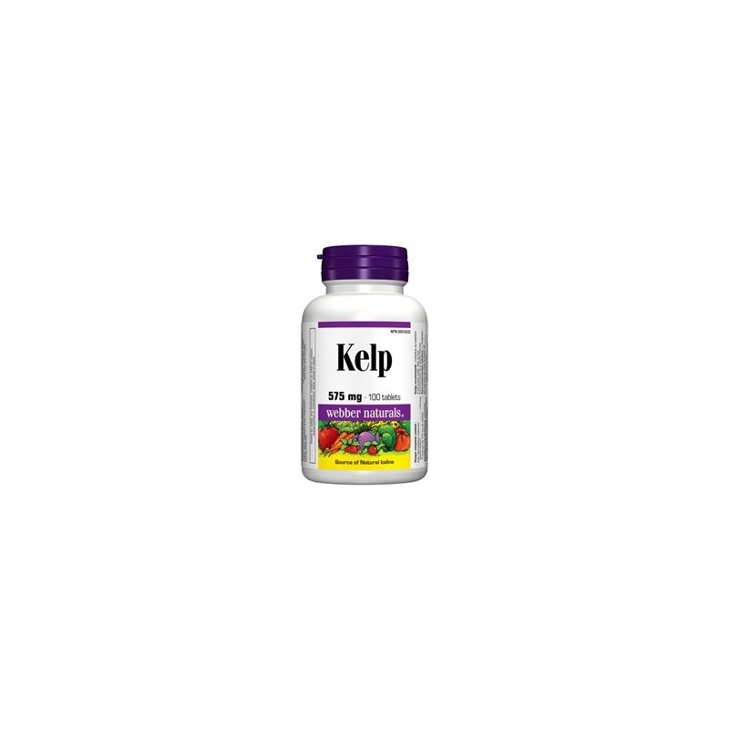 Webber Naturals Kelp 575mg 100tbl